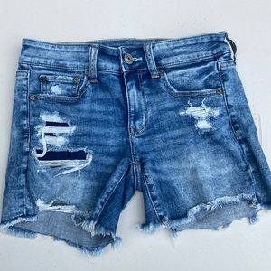 american eagle jean shorts